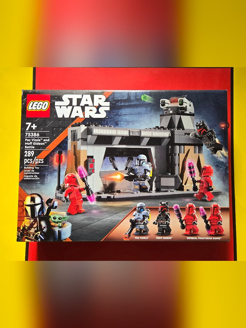 LEGO 75386 Star Wars The Mandalorian Paz Vizsla And Moff Gideon Battle. New